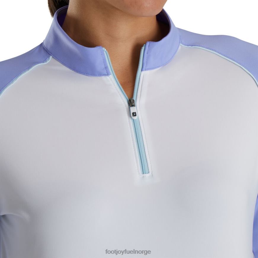 langermet solbeskyttelse kvinner hvit-fiolett R6P2F2391 hvit-fiolett Footjoy