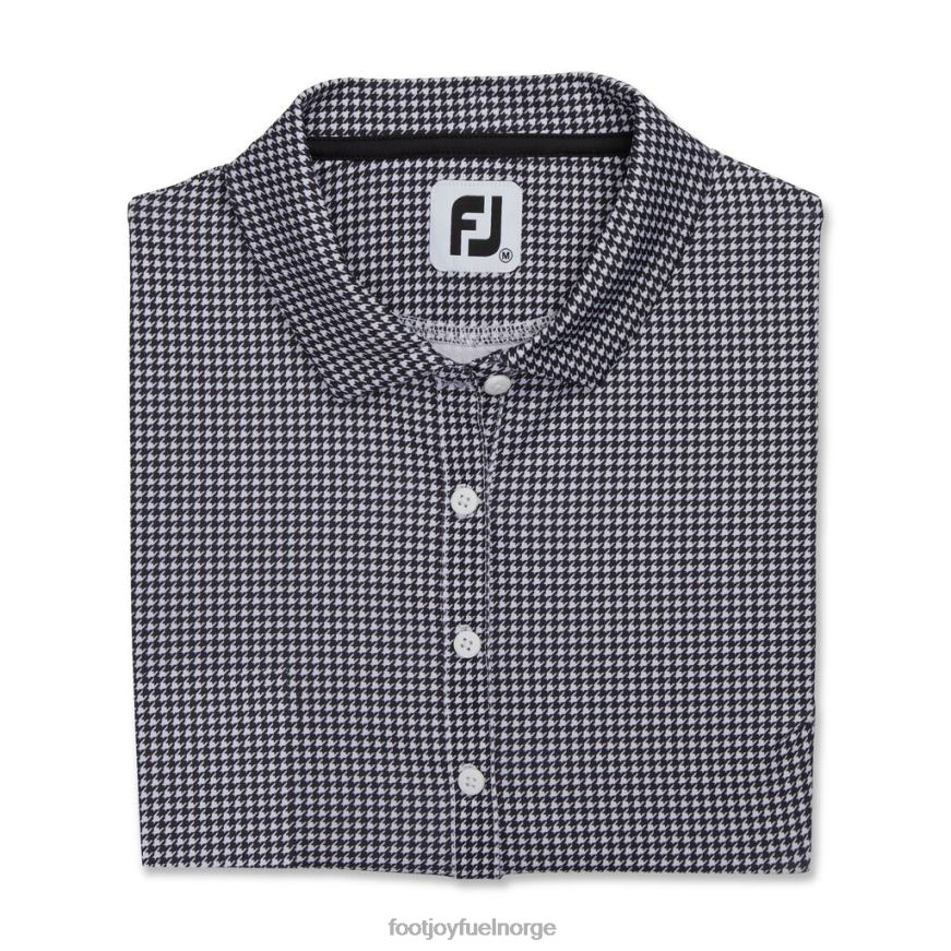 lisle houndstooth ermeløse kvinner svart R6P2F2373 svart Footjoy