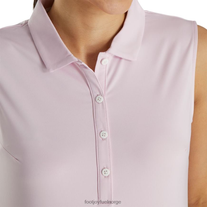 lys rosa solid lisle ermeløse kvinner R6P2F2414 lyserosa Footjoy