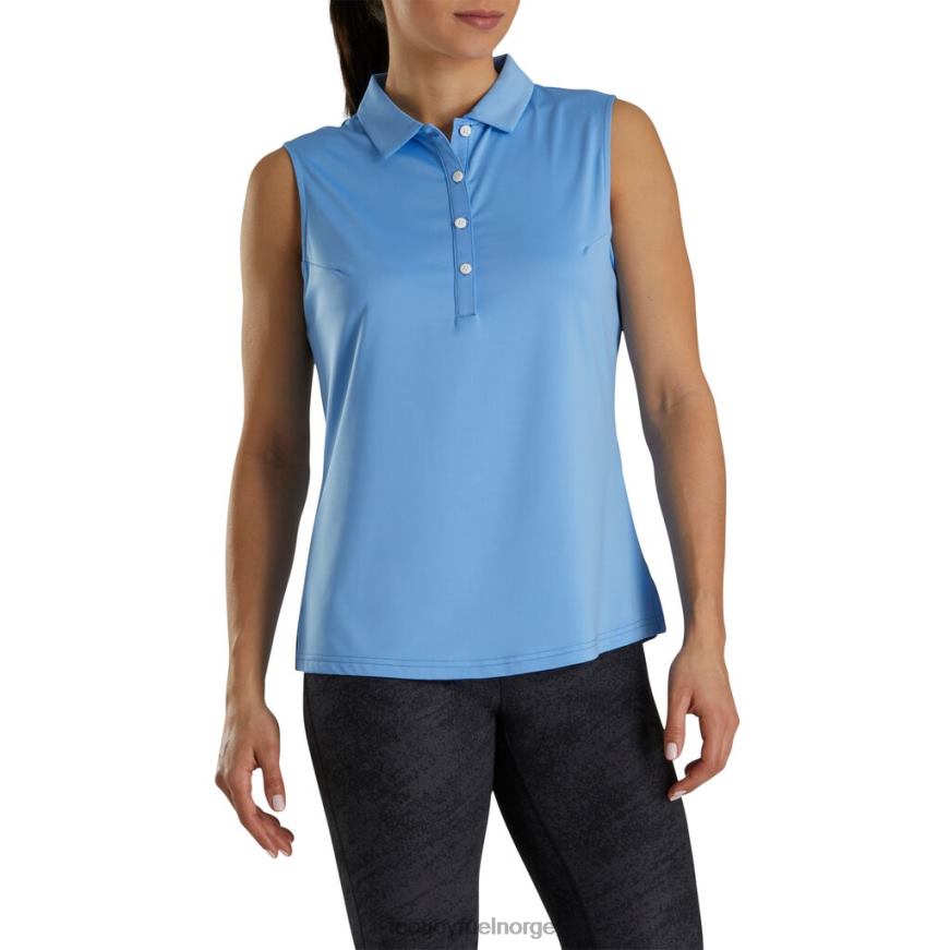 lyseblå solid lisle ermeløse kvinner R6P2F2413 lyse blå Footjoy