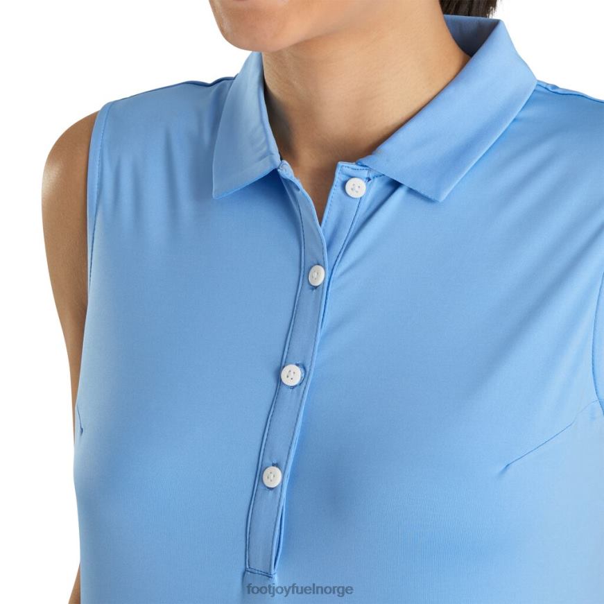 lyseblå solid lisle ermeløse kvinner R6P2F2413 lyse blå Footjoy