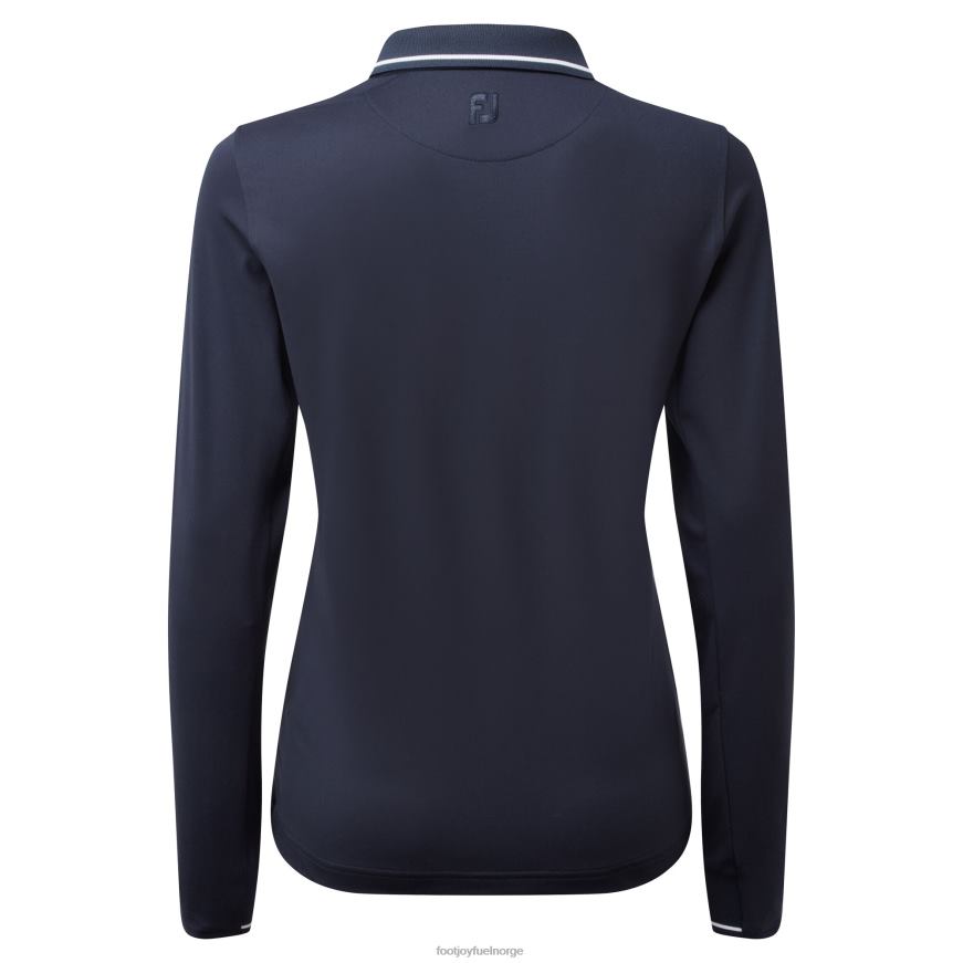 marine termisk langermet skjorte for kvinner R6P2F1403 marinen Footjoy