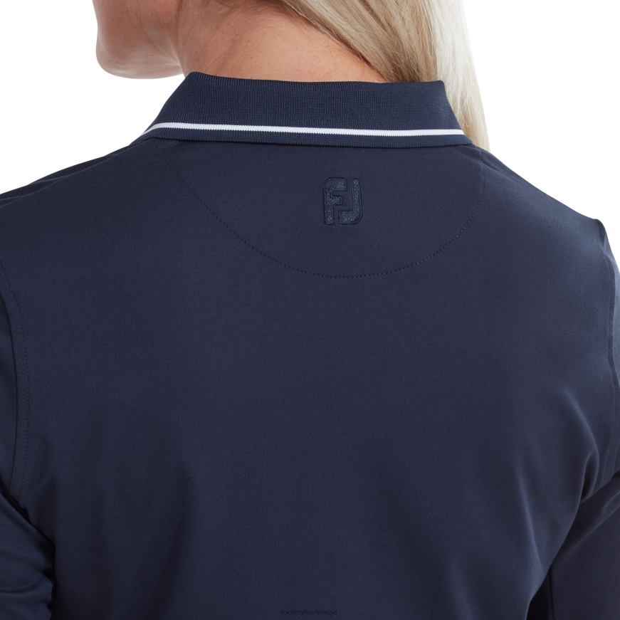 marine termisk langermet skjorte for kvinner R6P2F594 marinen Footjoy
