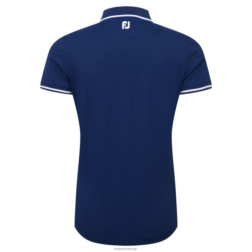 åpen blå åpen glidelås polo kvinner R6P2F584 åpen blå Footjoy