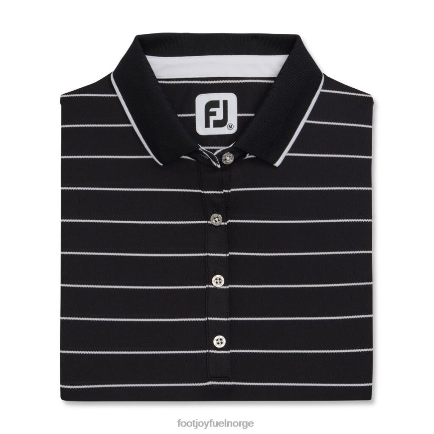 pique halvermet nålestripe kvinner svart R6P2F2397 svart Footjoy