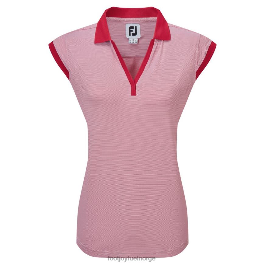 rød-hvit ende på ende stripe lisle R6P2F570 rød Hvit Footjoy