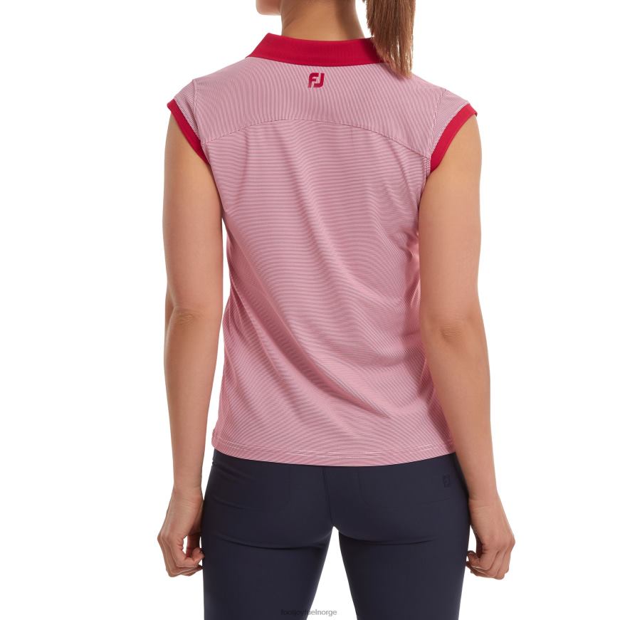 rød-hvit ende på ende stripe lisle R6P2F570 rød Hvit Footjoy