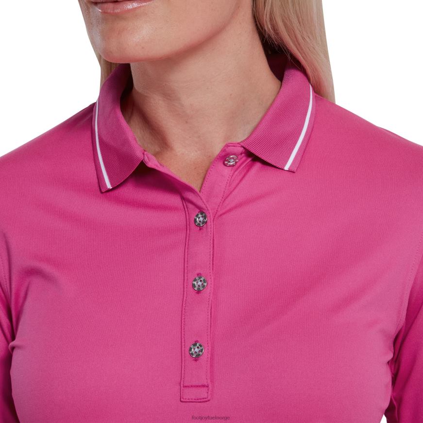 rosa termisk langermet skjorte for kvinner R6P2F596 rosa Footjoy