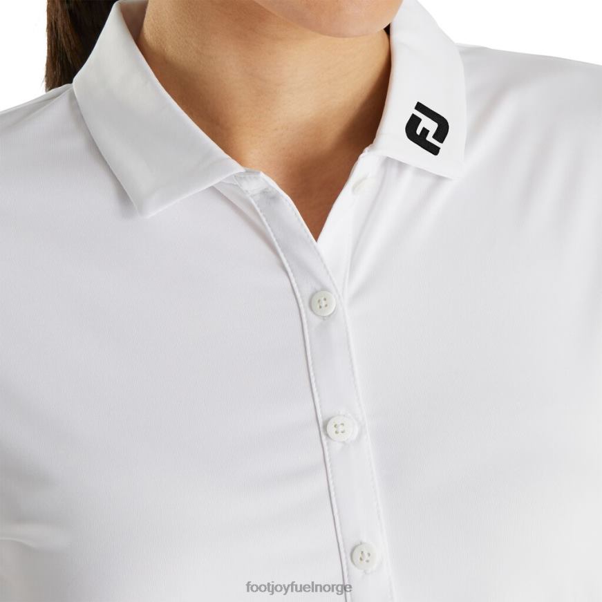 solid lisle - fj turkrage kvinner hvit R6P2F2405 hvit Footjoy