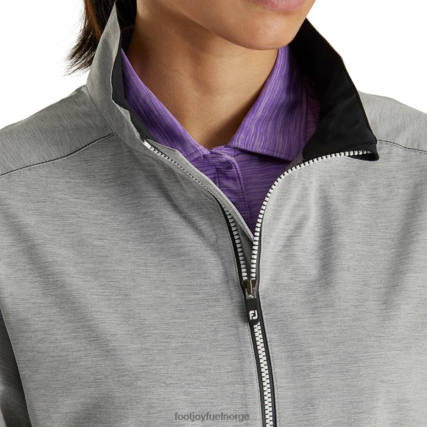 gråmelert fj hydrolitt regnjakke dame R6P2F2955 gråmelert Footjoy