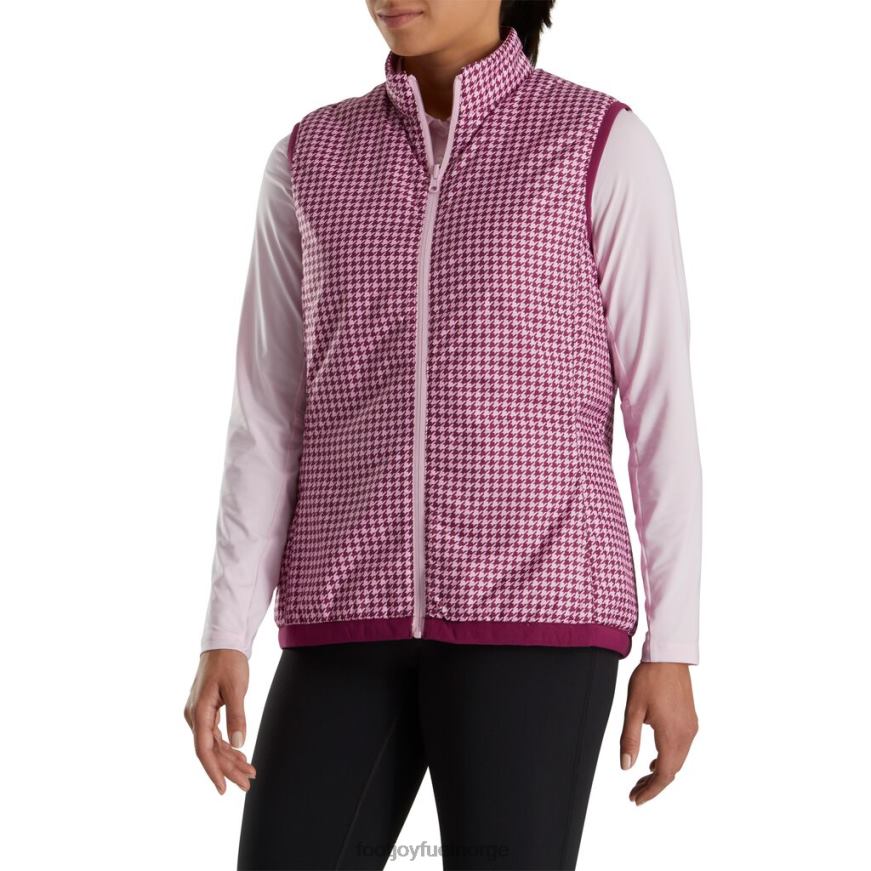 isolert vendbar vest kvinner fig-figen houndstooth R6P2F2496 fig-figen houndstooth Footjoy