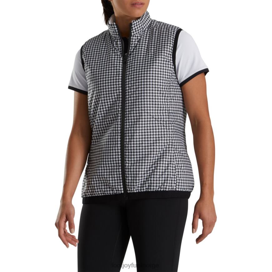isolert vendbar vest kvinner hvit-svart houndstooth R6P2F2495 hvit-svart houndstooth Footjoy