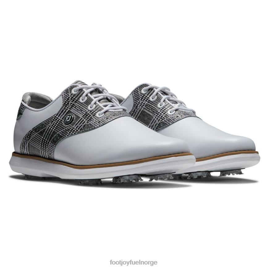 hvit-mørk multi print tradisjoner kvinner R6P2F2903 hvit-mørkt multiprint Footjoy