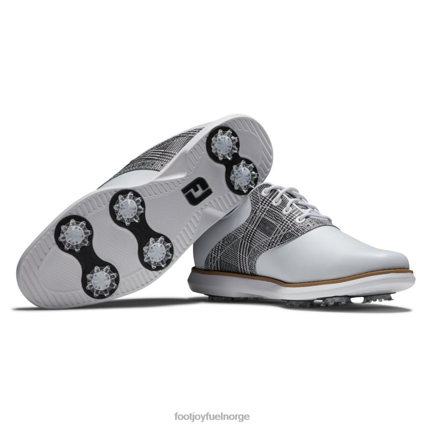 hvit-mørk multi print tradisjoner kvinner R6P2F2903 hvit-mørkt multiprint Footjoy