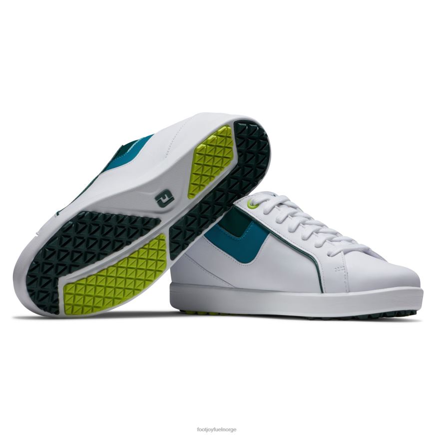 hvit-grønn-blå fj lenker kvinner R6P2F1346 hvit-grønn-blå Footjoy