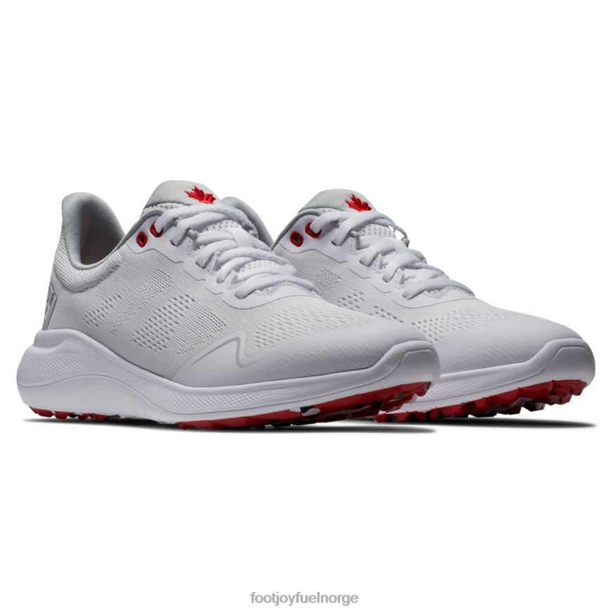 hvit-rød flex canada sko kvinner R6P2F2928 hvit rød Footjoy
