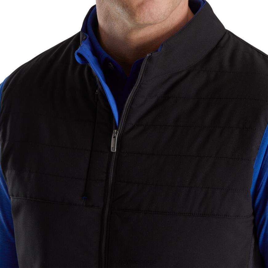 black-ocean isolert vest med full glidelås R6P2F2042 svarte hav Footjoy