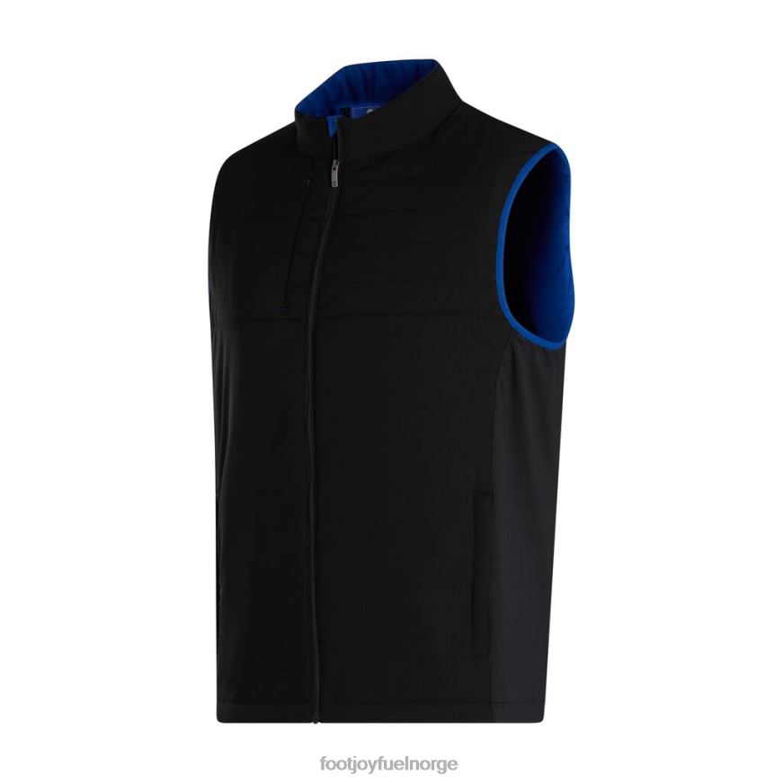 black-ocean isolert vest med full glidelås R6P2F2042 svarte hav Footjoy