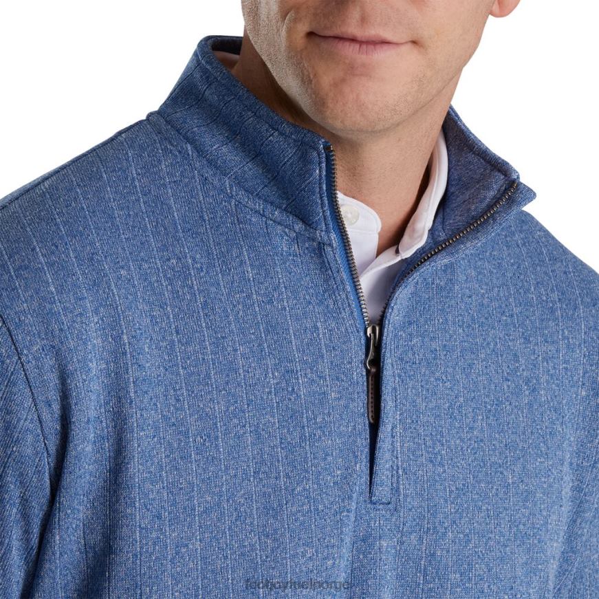 drop nål halvglidelås rynket midje lyng skumringsblå R6P2F2088 lyng skumringsblå Footjoy