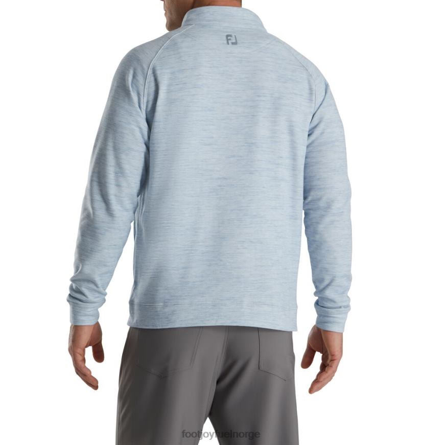 duegrå melert jersey fleece med glidelås R6P2F2073 duegrå Footjoy