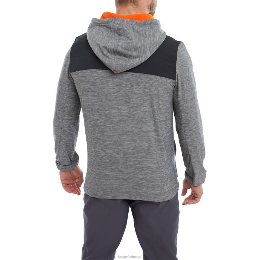 fj termisk hettegenser kull spacedye-svart-oransje R6P2F268 kull spacedye-svart-oransje Footjoy