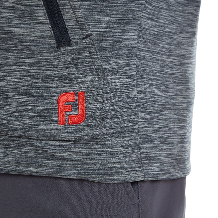 fj termisk hettegenser marine spacedye-marinerød R6P2F267 marine spacedye-marine-rød Footjoy