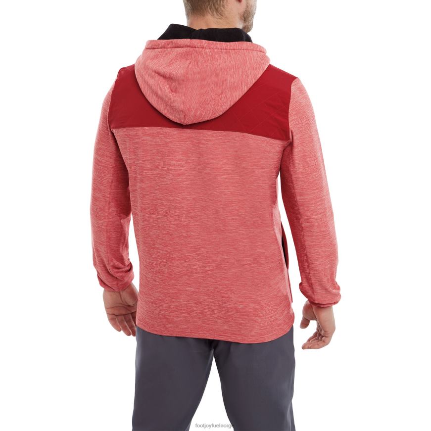 fj termisk hettegenser tonal rød-svart R6P2F1078 tonal rød-svart Footjoy