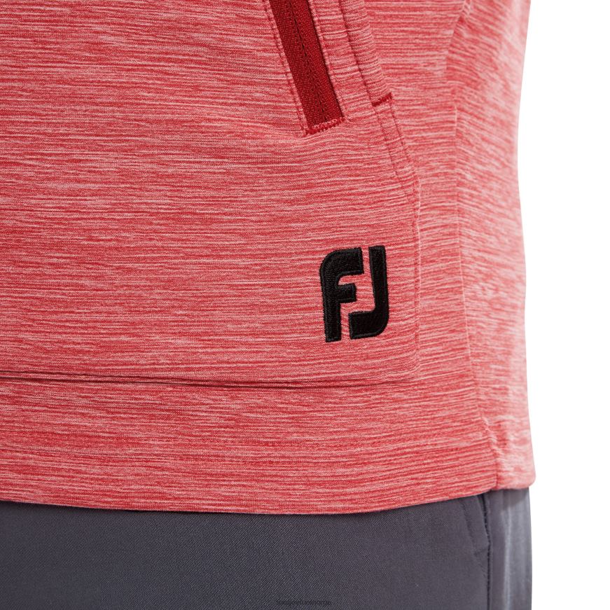 fj termisk hettegenser tonal rød-svart R6P2F1078 tonal rød-svart Footjoy
