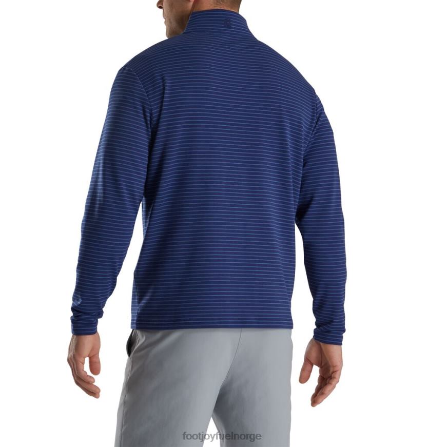 fransk frotté quarter-zip indigo-storm R6P2F2026 indigo-storm Footjoy
