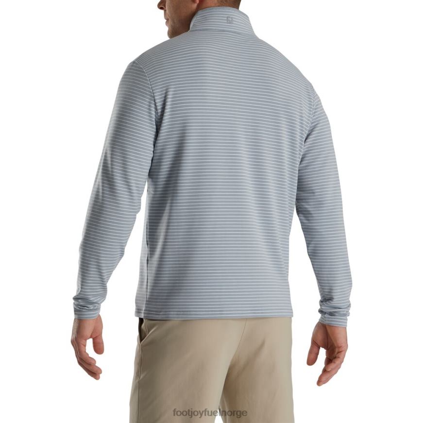 gråmelert fransk frotté kvart glidelås R6P2F2025 gråmelert Footjoy