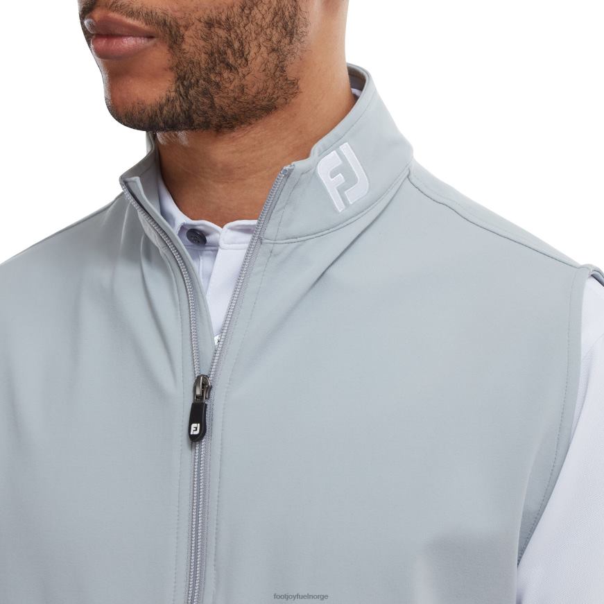 grå strikket vest med hel glidelås R6P2F262 grå Footjoy