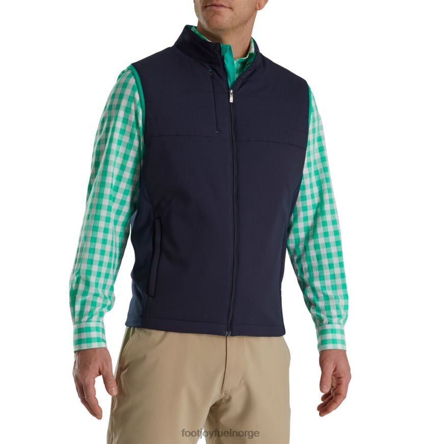 marinegrønn isolert vest med full glidelås R6P2F2040 marine-sjøgrønn Footjoy