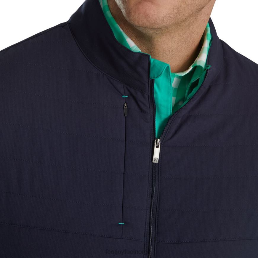 marinegrønn isolert vest med full glidelås R6P2F2040 marine-sjøgrønn Footjoy