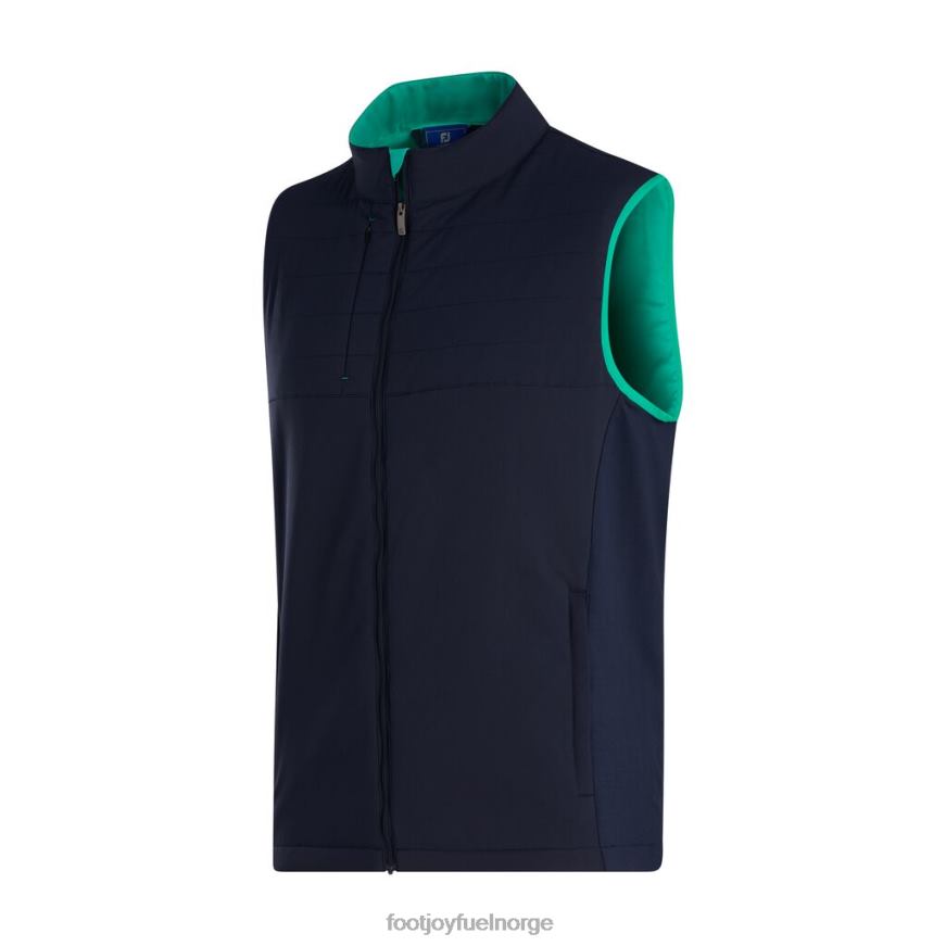 marinegrønn isolert vest med full glidelås R6P2F2040 marine-sjøgrønn Footjoy