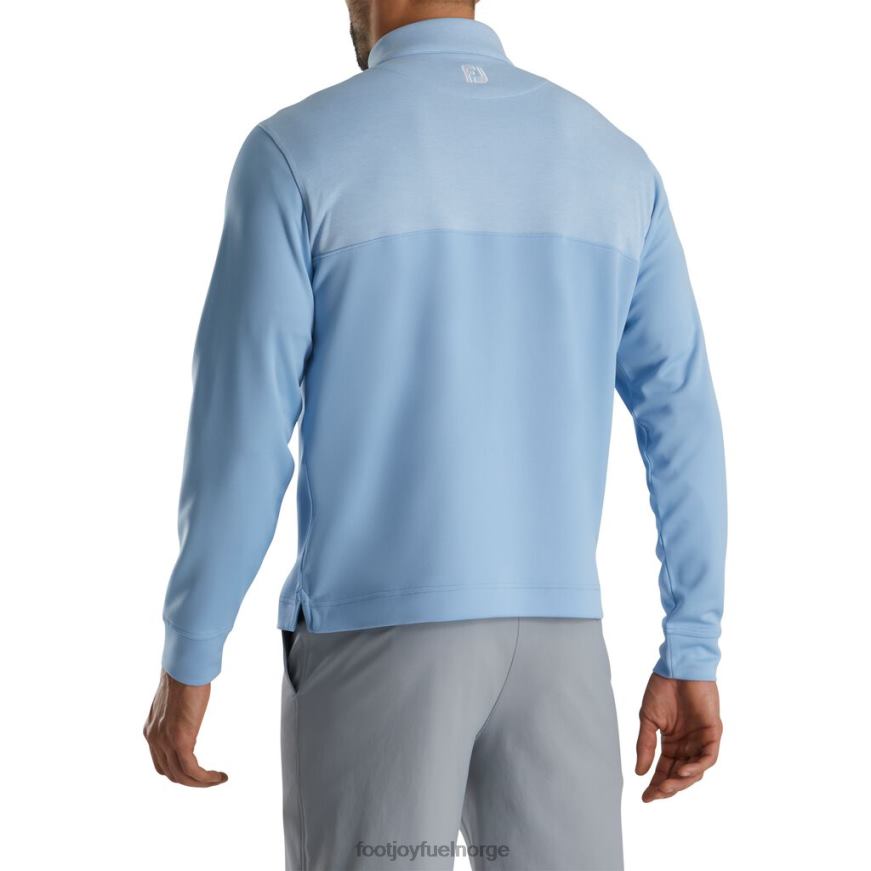 skumringsblå lyng åk halvglidelås midt på laget R6P2F2031 skumringsblå Footjoy
