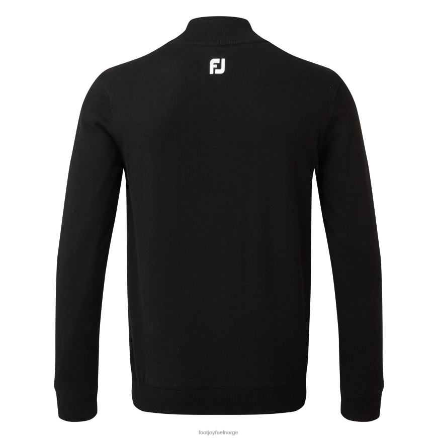 sort ullblanding 1-2 genser med glidelås R6P2F282 svart Footjoy