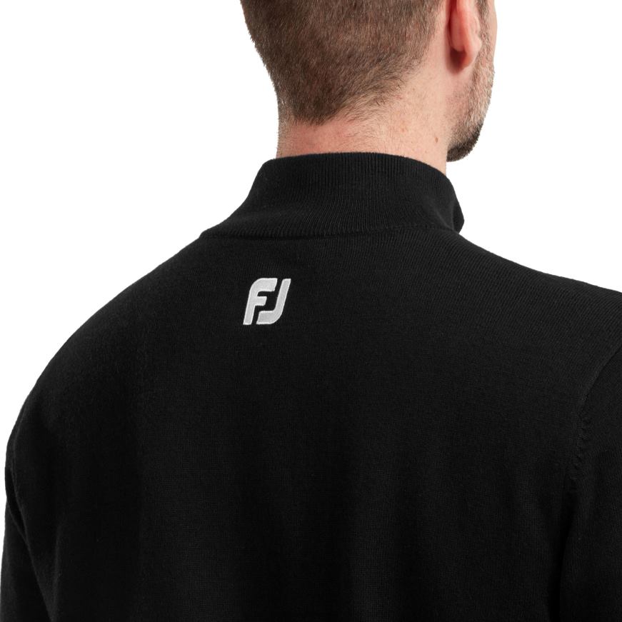 sort ullblanding 1-2 genser med glidelås R6P2F282 svart Footjoy