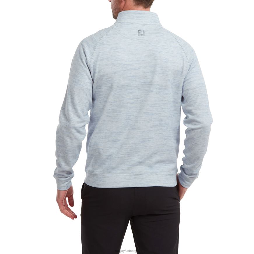 space dye fleece full glidelås mellomlag grå R6P2F259 grå Footjoy