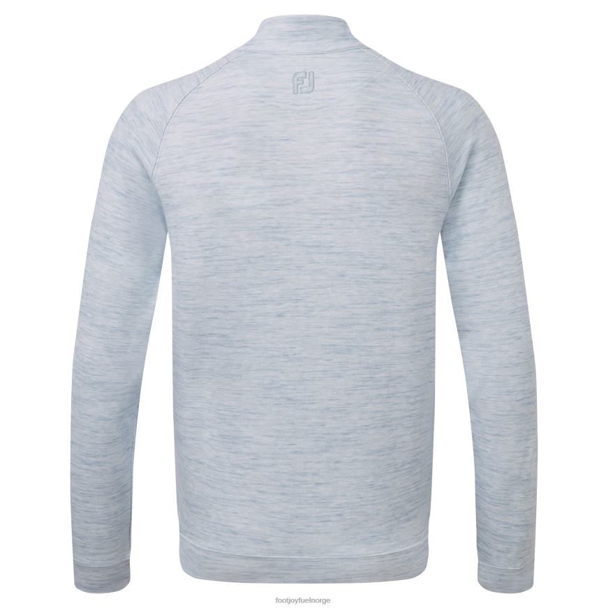 space dye fleece full glidelås mellomlag grå R6P2F259 grå Footjoy