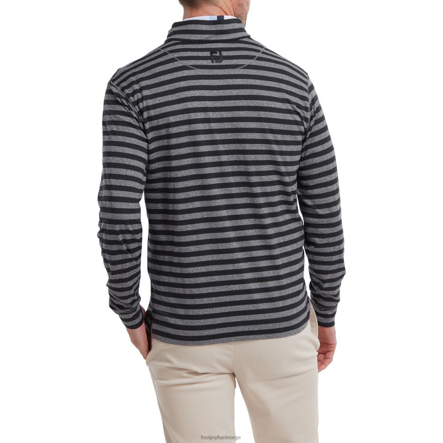 svart fersken jersey tonal stripe chill-out R6P2F252 svart Footjoy