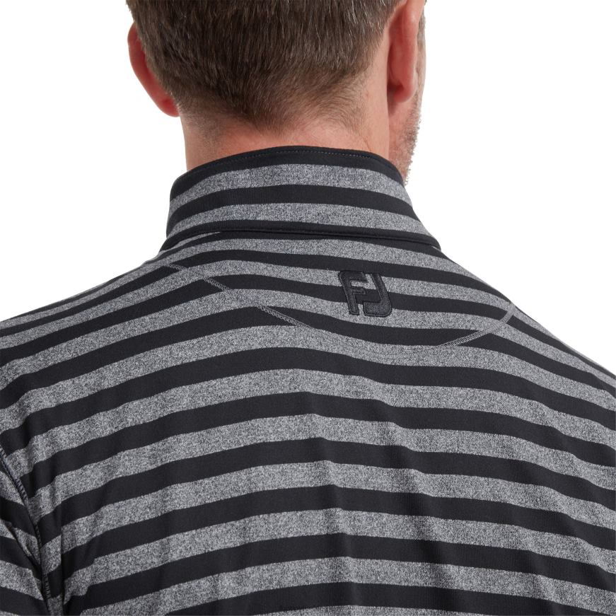 svart fersken jersey tonal stripe chill-out R6P2F252 svart Footjoy