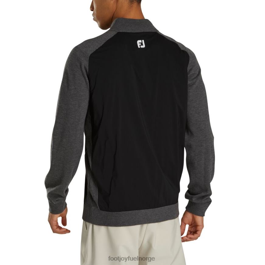 teknisk genser i sort lyng R6P2F2746 svart-lyngkull Footjoy