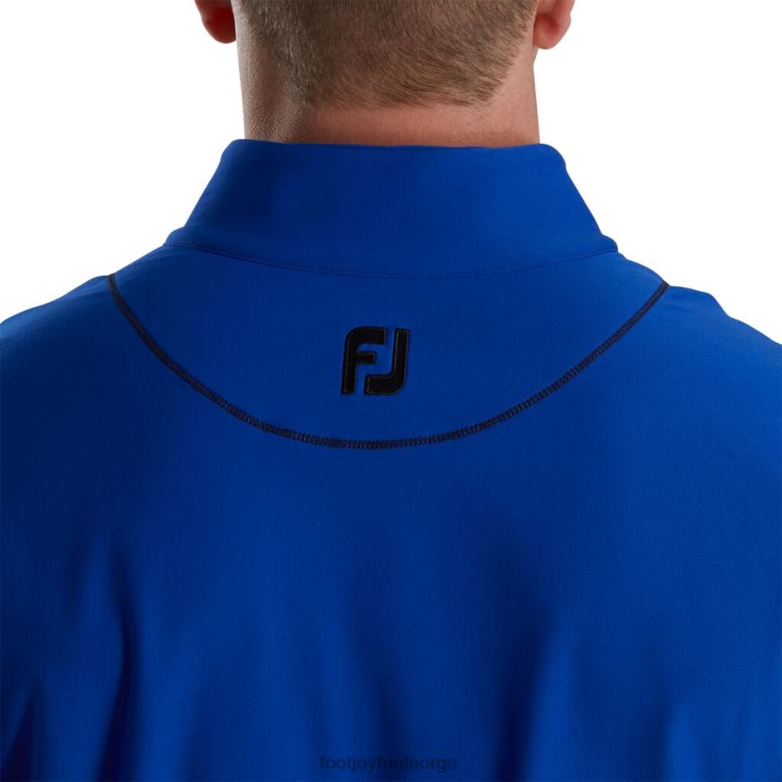 vest med børstet rygg med kvart glidelås R6P2F2045 hav Footjoy