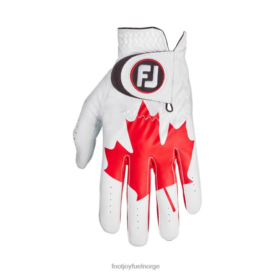 fj spectrum canada hvit-rød R6P2F2812 hvit rød Footjoy