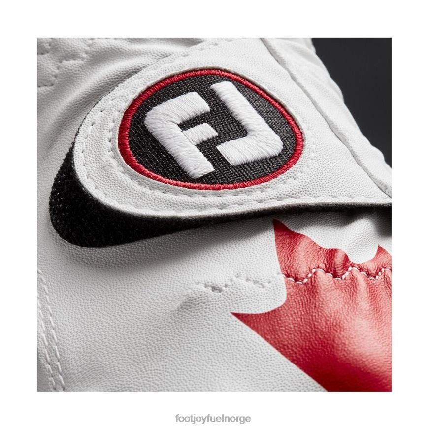 fj spectrum canada hvit-rød R6P2F2812 hvit rød Footjoy