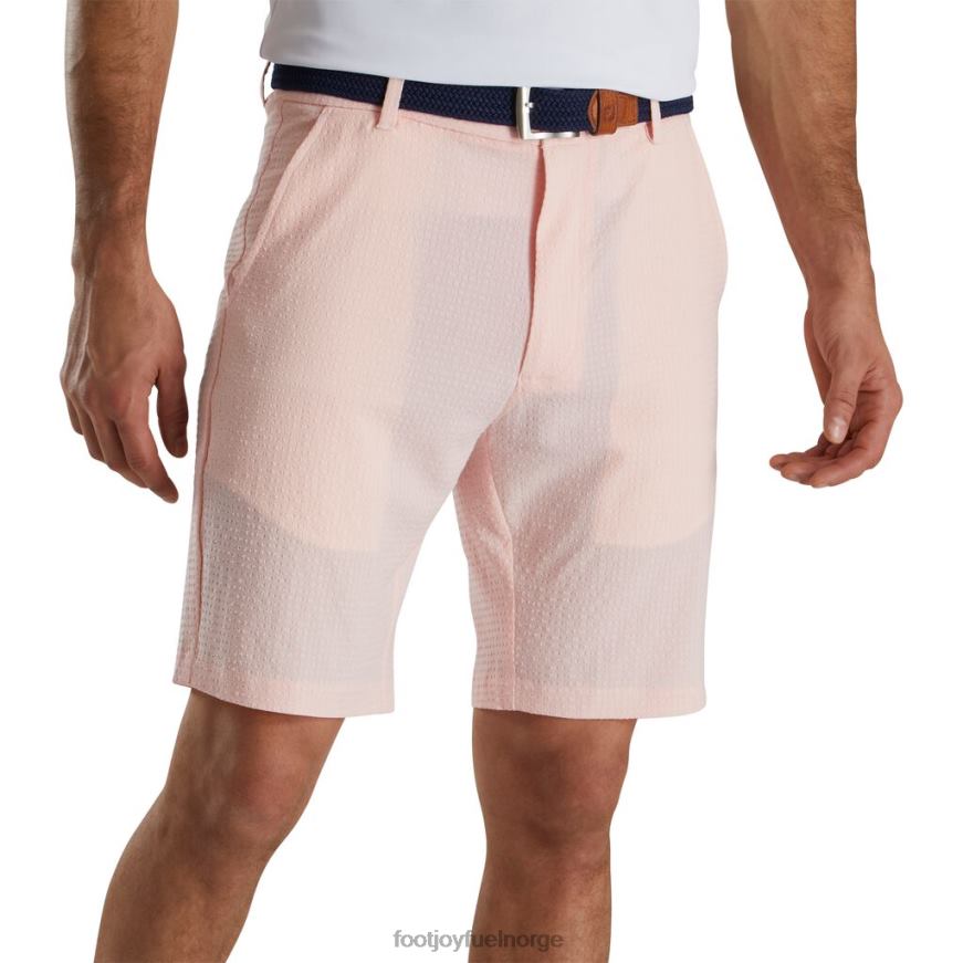 kvartsrosa seersucker-shorts 10\'\' innersøm R6P2F1963 kvarts rosa Footjoy
