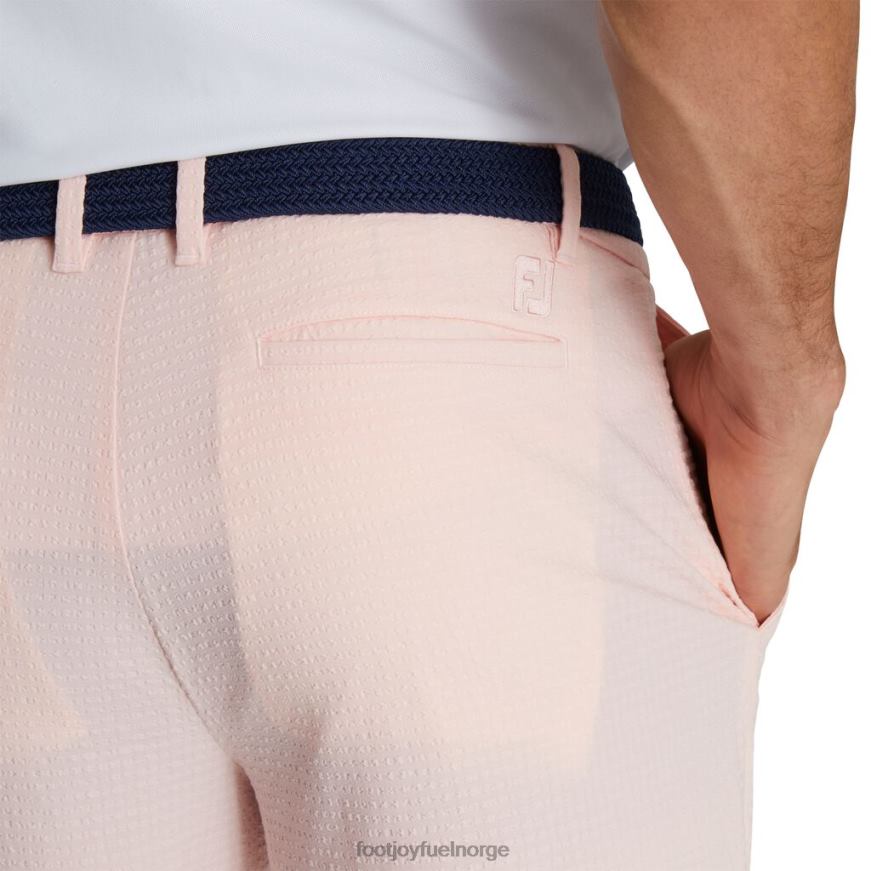kvartsrosa seersucker-shorts 10\'\' innersøm R6P2F1963 kvarts rosa Footjoy