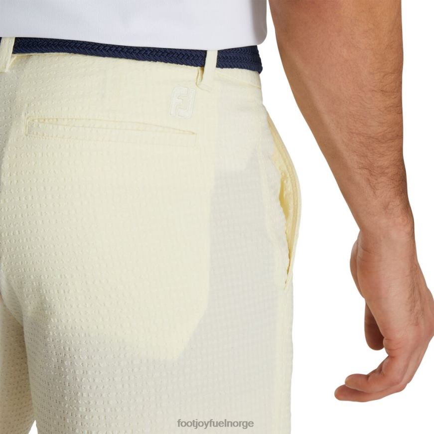 seersucker shorts 10\'\' inseam lemonade R6P2F1961 limonade Footjoy