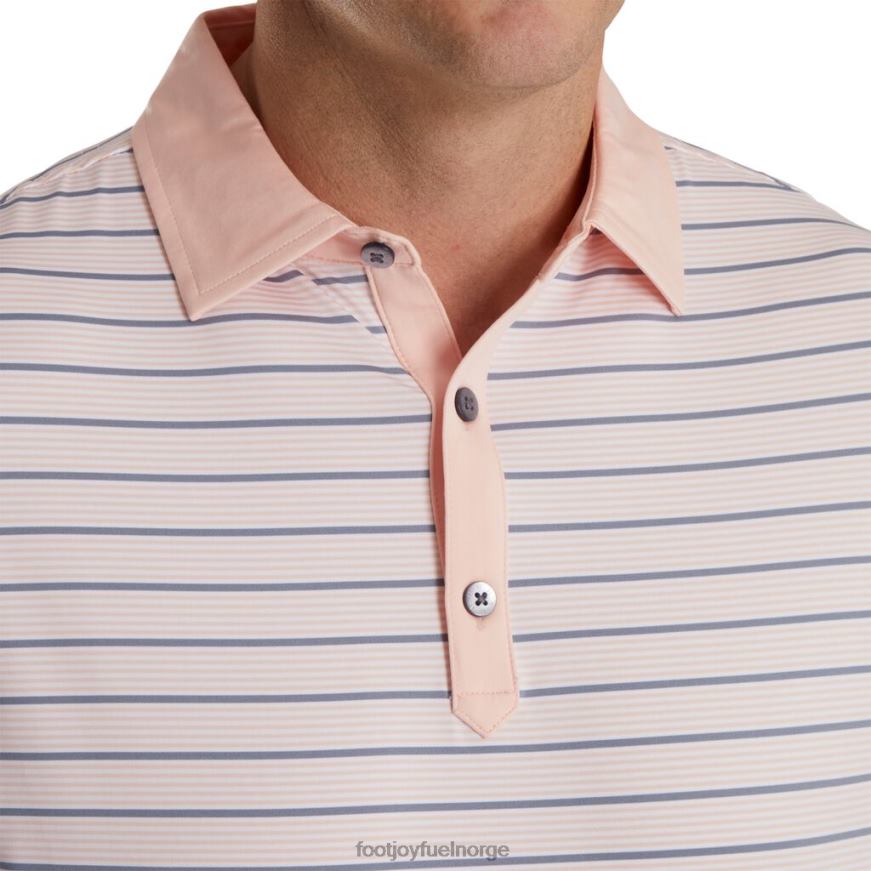 aksent stripe lisle selvkrage kvarts rosa-hvit-grafitt R6P2F1830 kvarts rosa-hvit-grafitt Footjoy