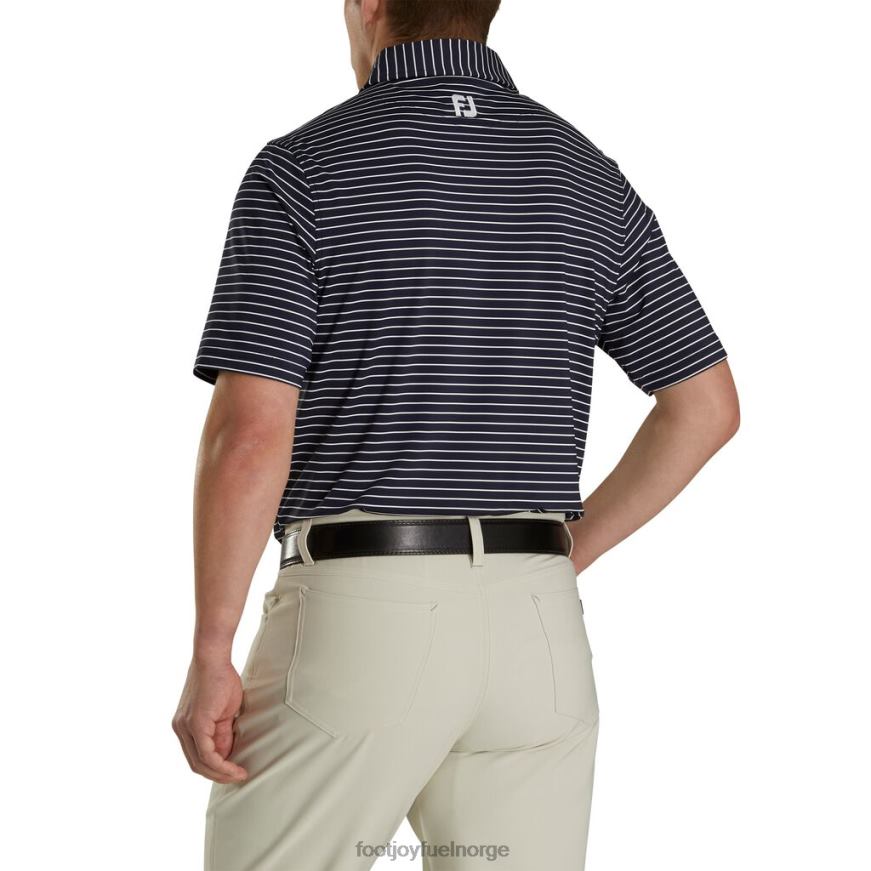 atletisk passform klassisk stripe selvkrage marine-hvit R6P2F1883 marine-hvit Footjoy